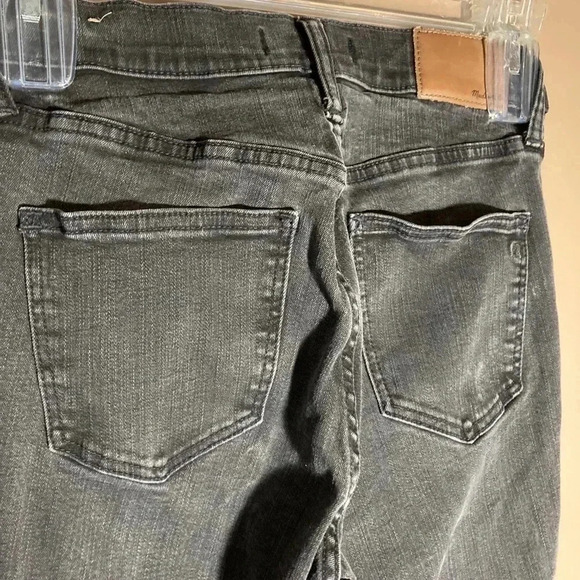 Madewell 9’’ high rise skinny  grey jeans 27T - Picture 4 of 7